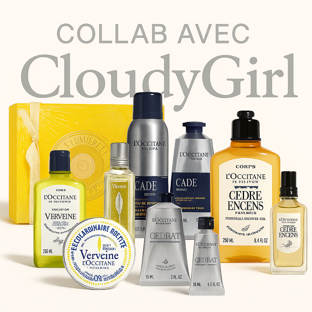 CloudyGirl x L’Occitane – Coffret Premium, Cadeau Hot & Concours Date